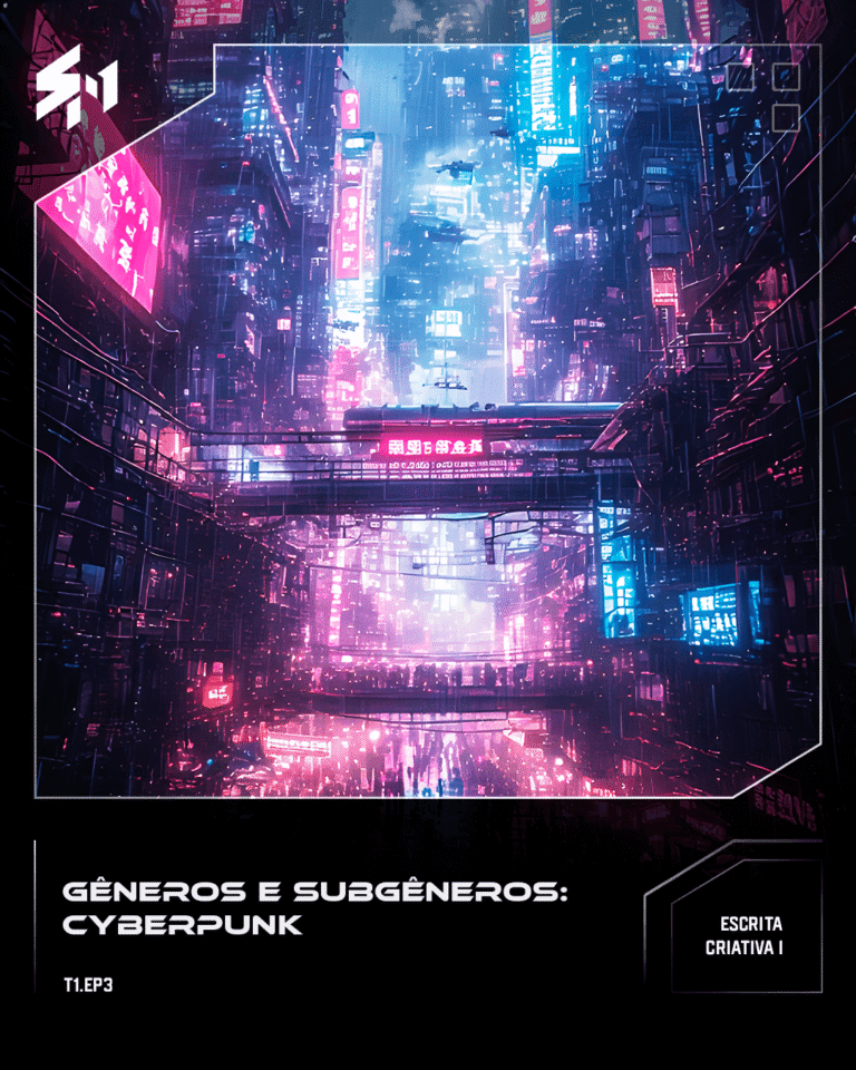 Cyberpunk city showcasing a dystopian future with advanced technology.